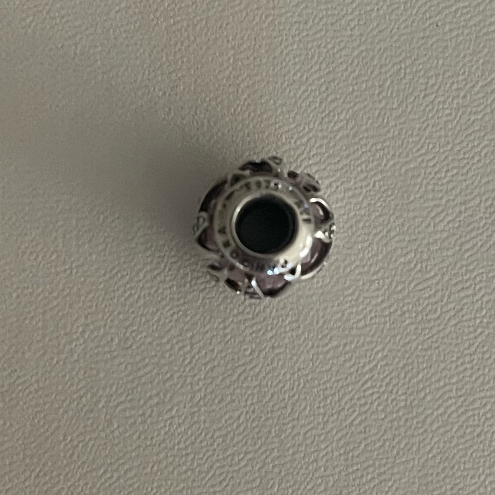 Pink Flower Pandora Charm - Picture 2 of 2